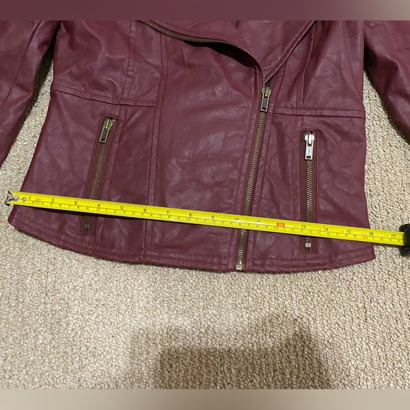 UO Pins and Needles Faux Leather Jacket Size small - Picture 6 of 9